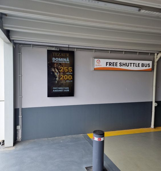 Reteaua Digitala DOOH Indoor - Olimpia Parking – Parcare Aeroportul Otopeni
