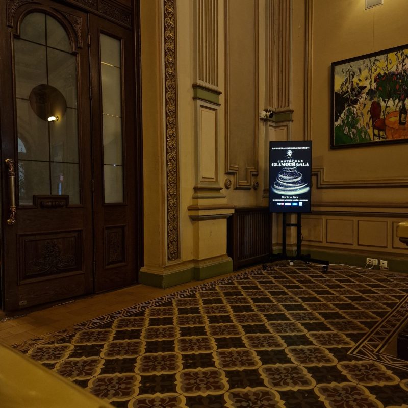 Reteaua Digitala DOOH Indoor - Palatul Bragadiru – Etaj 1