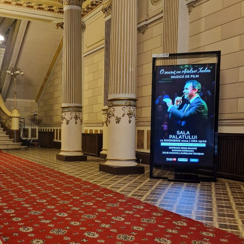 Reteaua Digitala DOOH Indoor - Palatul Bragadiru – Parter Reteaua Digitala DOOH Indoor - Palatul Bragadiru – Parter